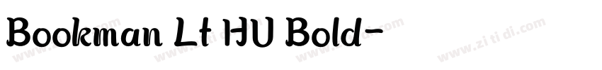 Bookman Lt HU Bold字体转换